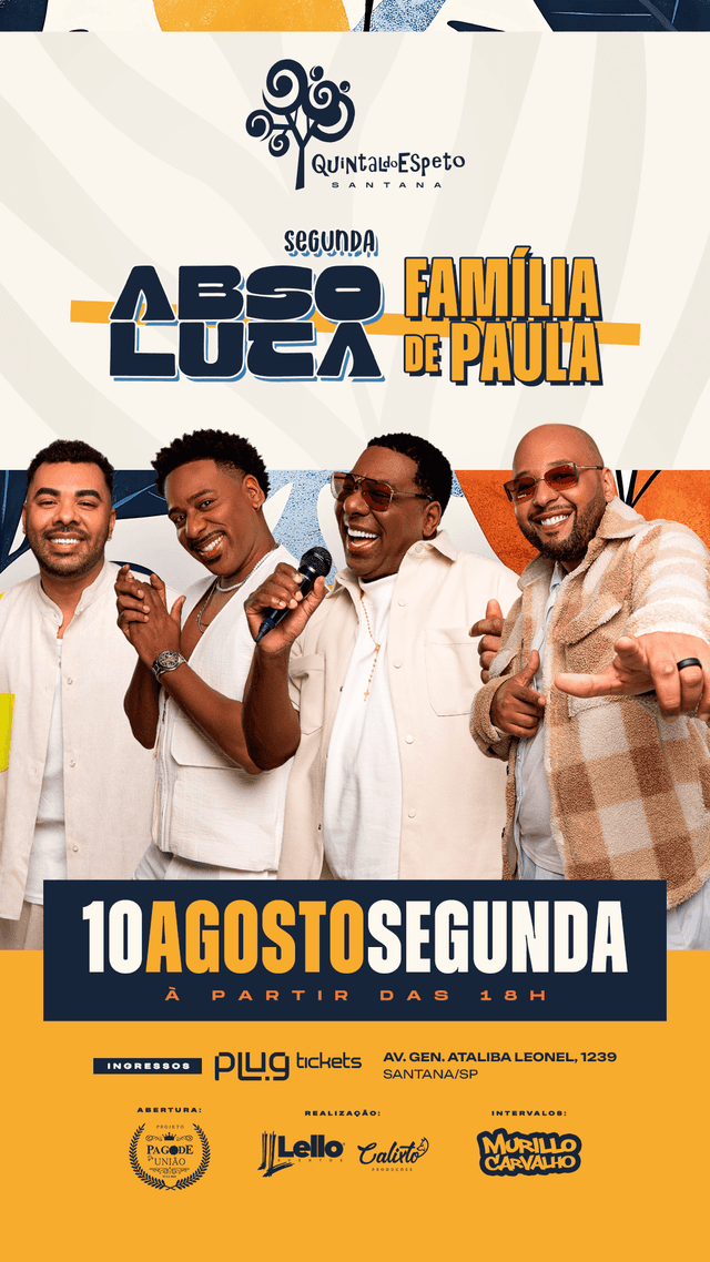 SEGUNDA ABSOLUTA  no Quintal Santana 10/08