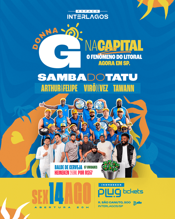 Donna G e Samba do Tatu no Espaço Interlagos