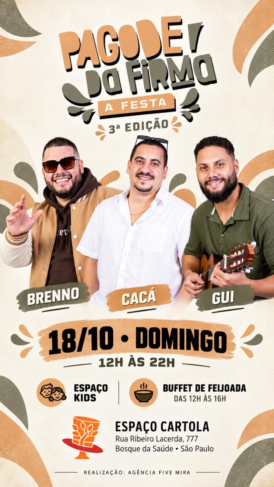 PAGODE DA FIRMA – A FESTA - 3º EDIÇÂO