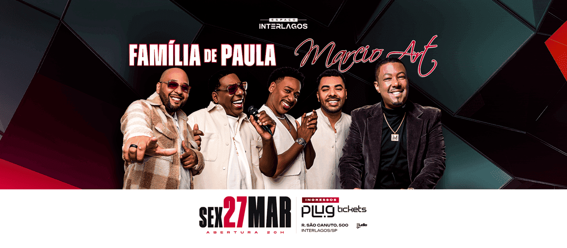 Família de Paula e Marcio Art Especial no Espaço Interlagos