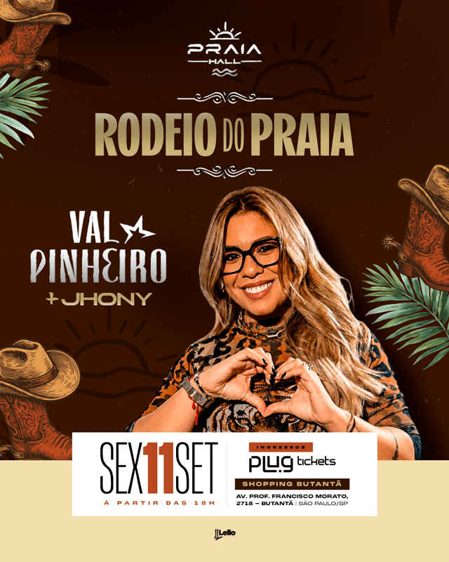 RODEIO DO PRAIA COM VAL PINHEIRO E JHONY