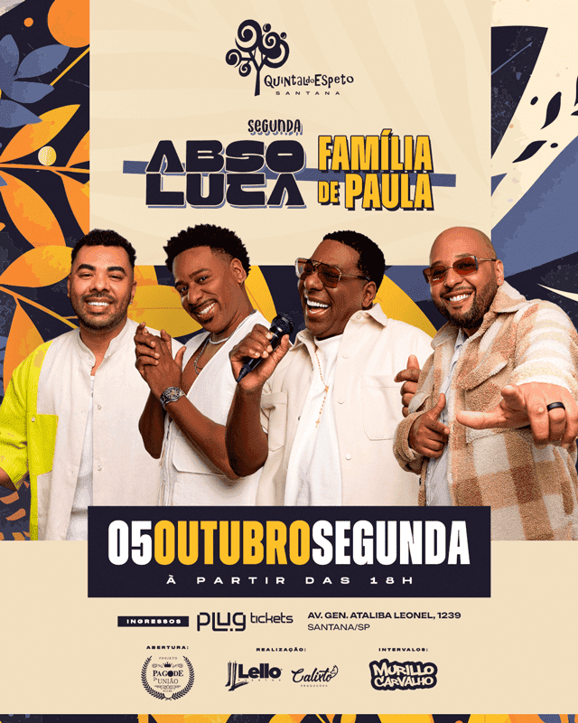 SEGUNDA ABSOLUTA  no Quintal Santana 05/10