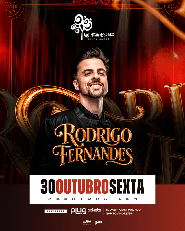Rodrigo Fernandes no Quintal do Espeto Santo André