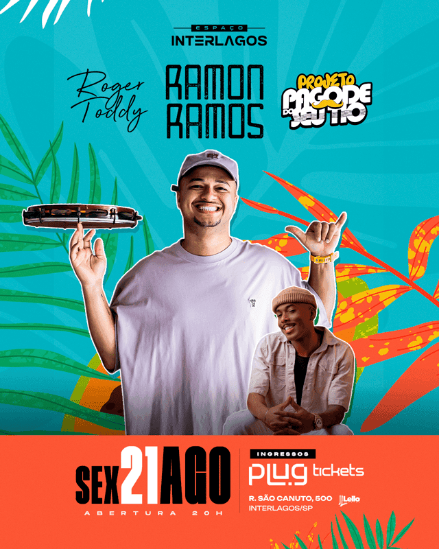 Ramon Ramos, Roger Toddy e Pagode do seu Tio no Espaço Interlagos