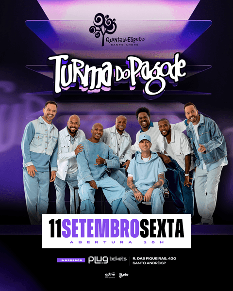 Turma do Pagode Especial no Quintal do Espeto Santo André - 11/09