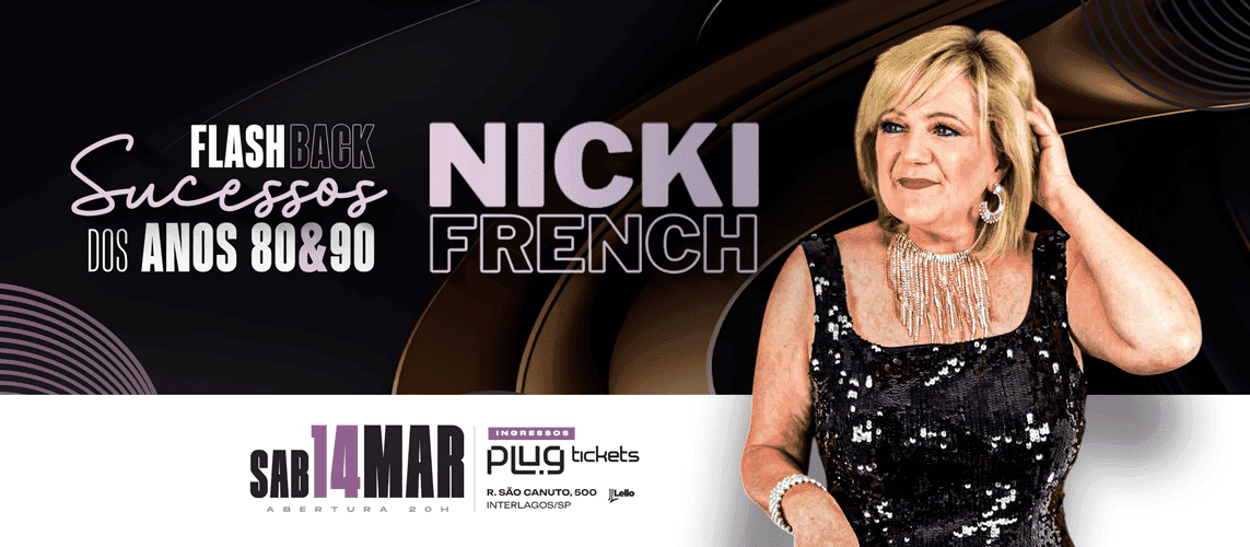 Noite do Flashback com Nicki French no Espaço Interlagos