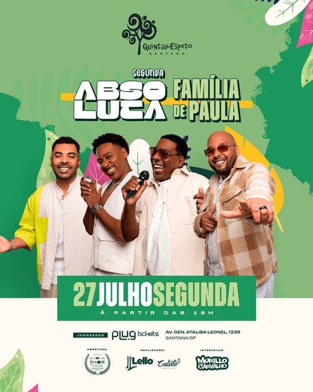 SEGUNDA ABSOLUTA   no Quintal Santana 27/07