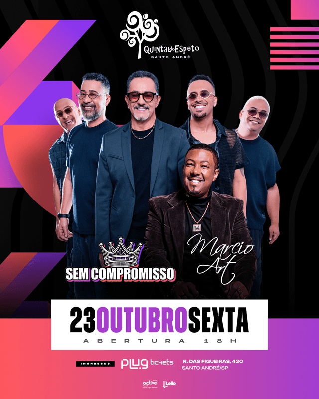 Sem Compromisso e Marcio Art no Quintal do Espeto Santo André